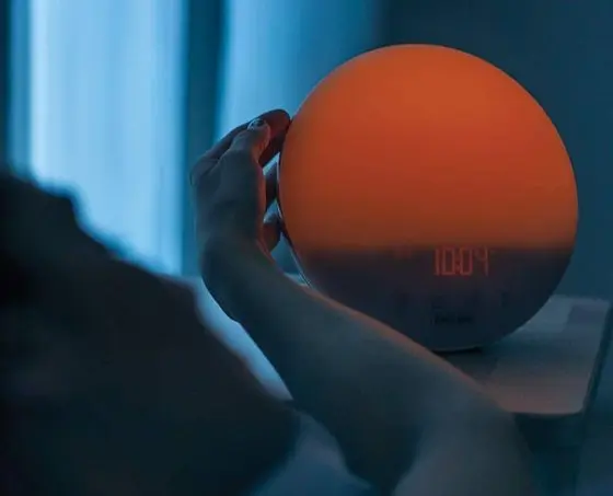 Philips Clock Wake-Up Light In Red