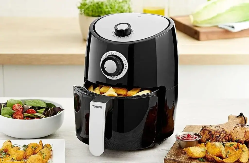 Tower Hot Air Fryer Making Potatoes