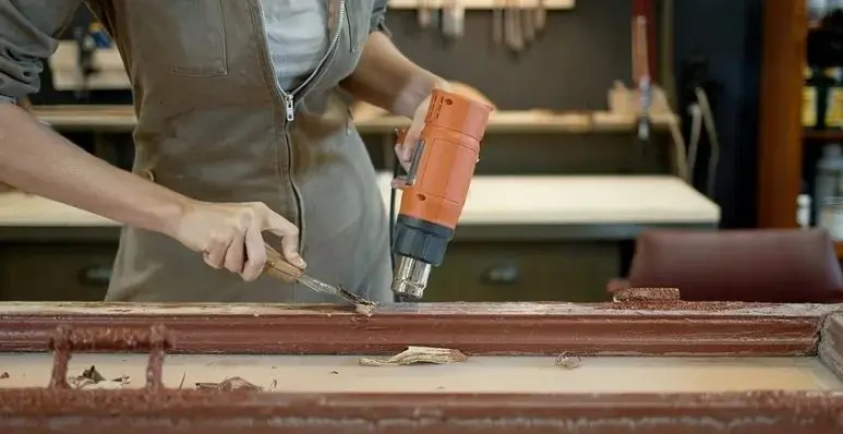Hot Air Gun In Workshop