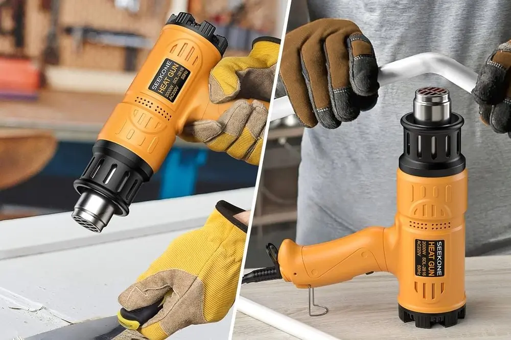 Seekone Heat Gun Removing Paint On PVC