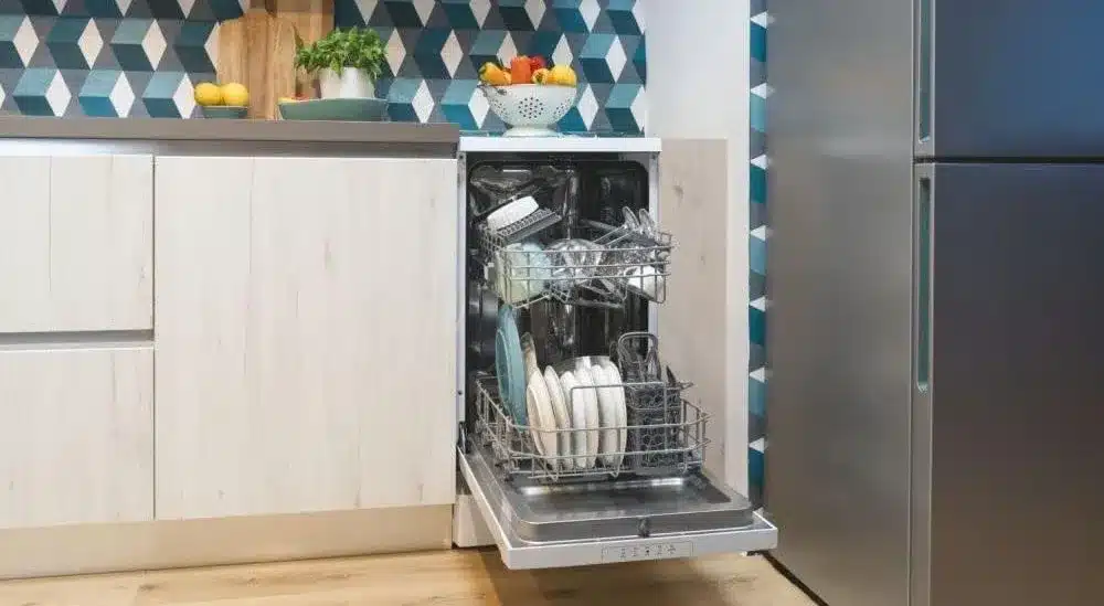 Candy CDPH 45cm Wide A+ Dishwasher Open Door