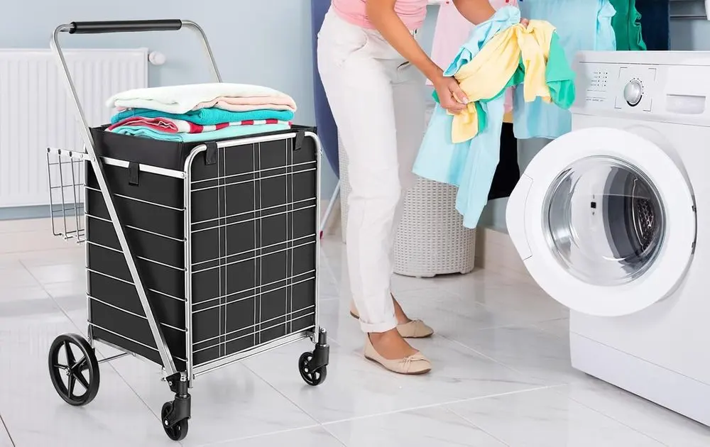 Tangzon Cart On Wheels In Launderette