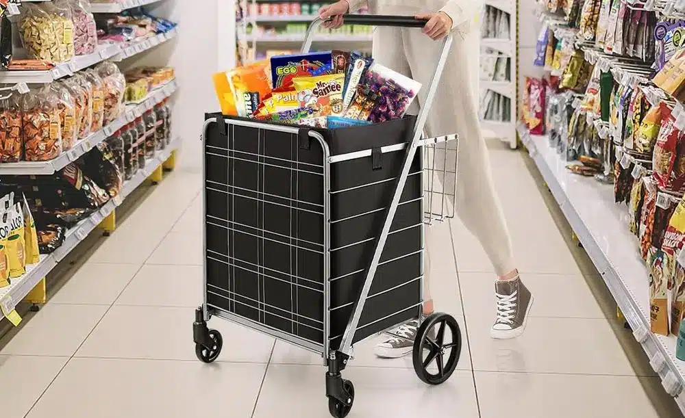 Tangzon Folding Cart On Wheels With Sweets