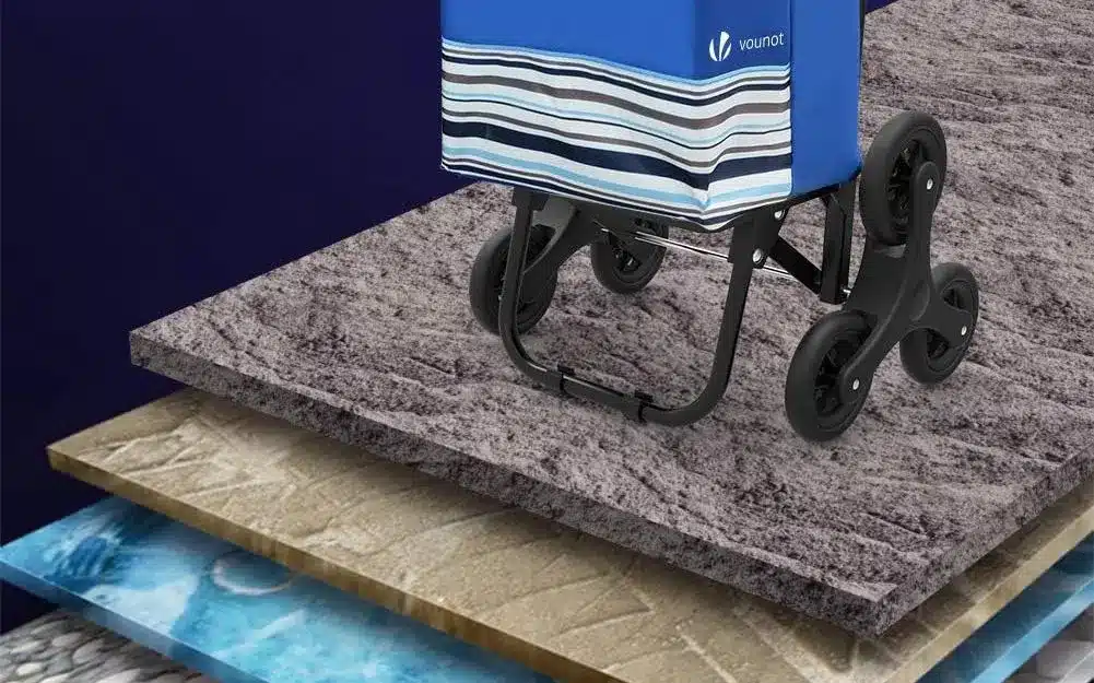 Vounot Shopping Cart With Stair Wheels