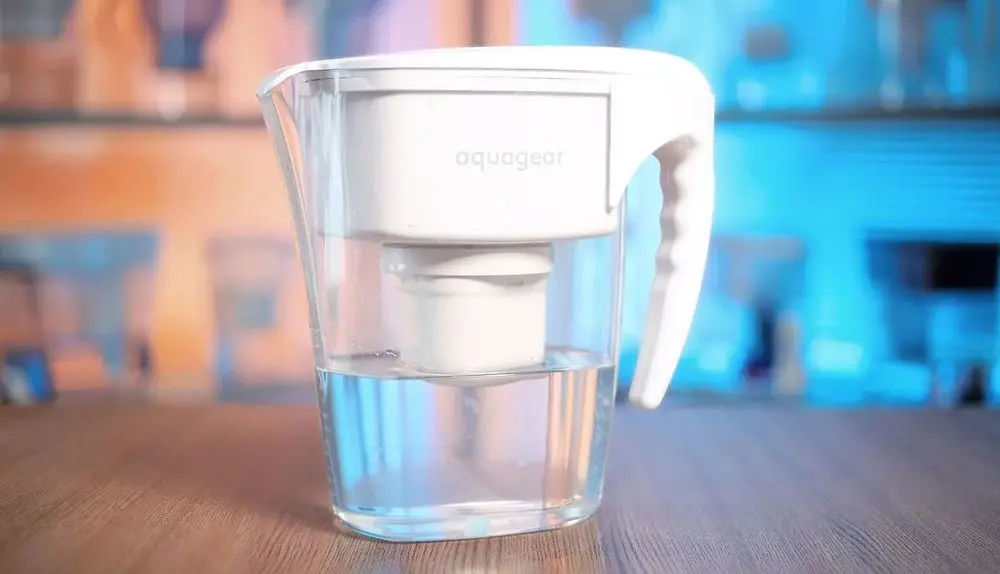 Water Filtration System Jug In White