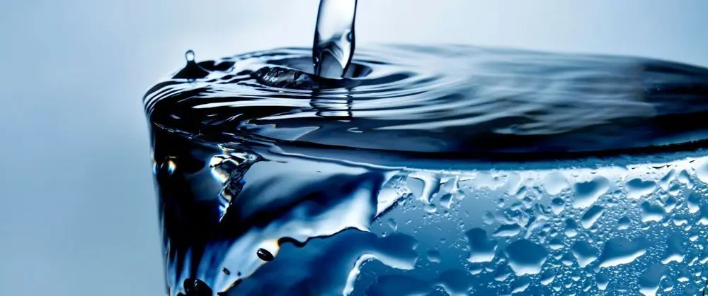 Crystal Clear Pure Water In Glass