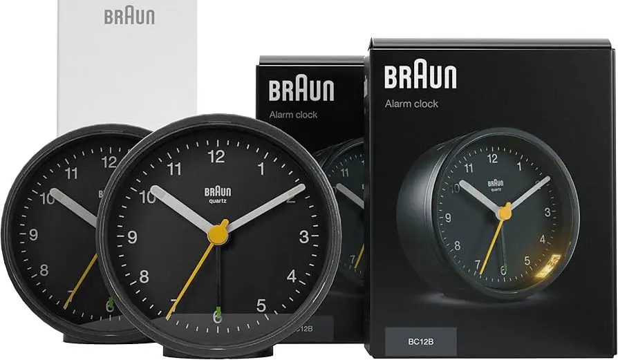 Braun Clock Radio Alarm Clock Digital