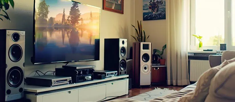 Bluetooth Surround Sound System In Bright Room