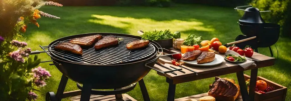 Outdoor UK Barbecue Meat And Veg