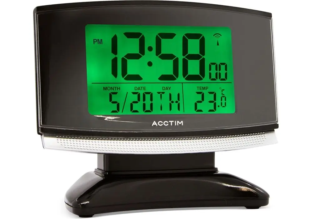 Acctim Smartlite RC Radio Clock On Stand