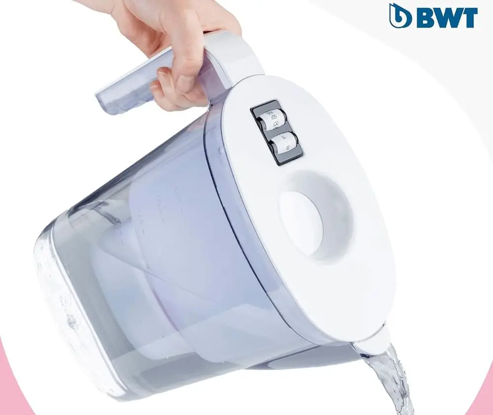BWT Countertop Water Filter Jug White Lid