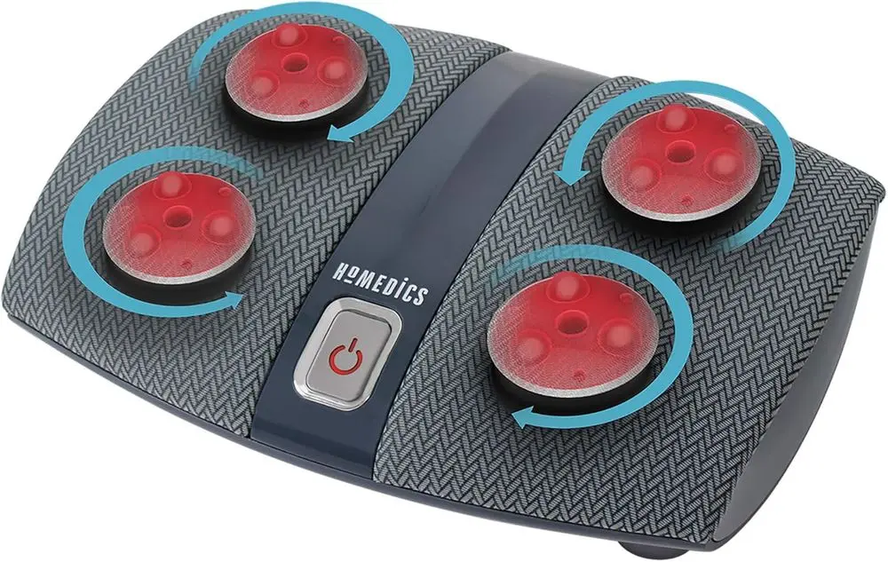 Grey HoMedics Soothing Dual Foot Massager