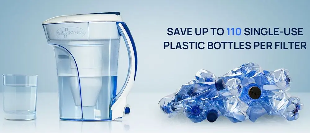 ZeroWater 5-Stage Filter Jug In Blue