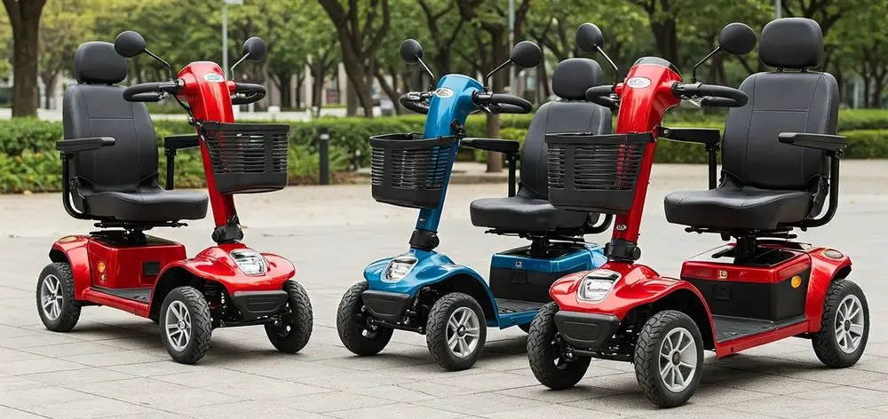 x3 Four Wheel Scooters For Adults