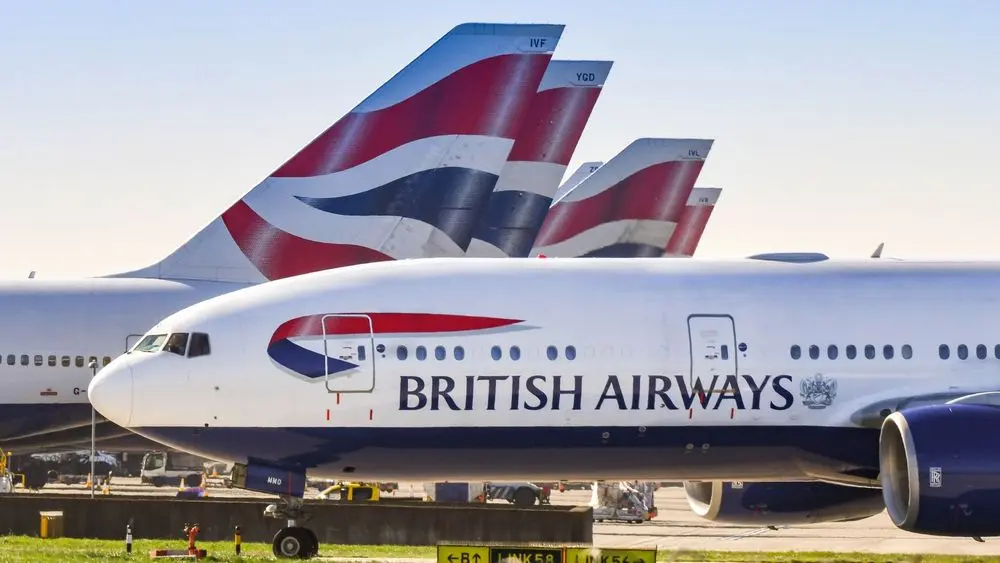 British Airways Plane Ready For Flight