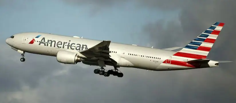 American Airlines Plane Taking Off