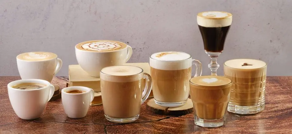 Latte Cup Variety On Desk