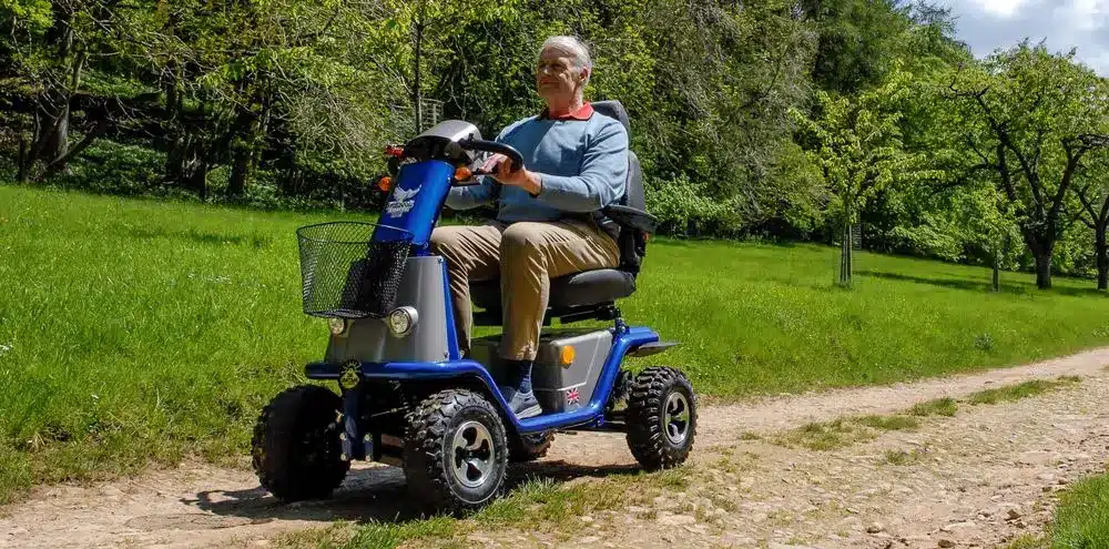 Handicap Mobility Scooter In Blue