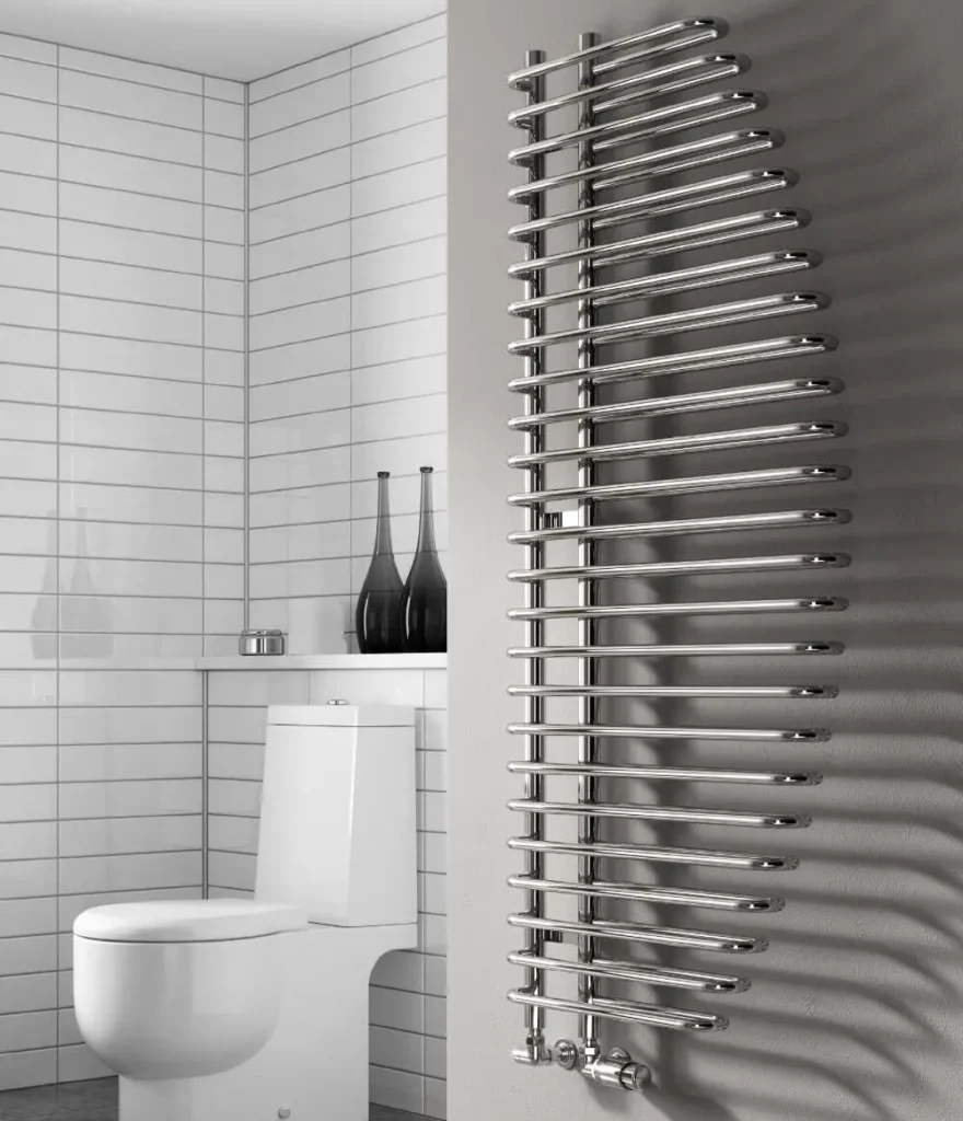 300mm Curved Wide Towel Radiator