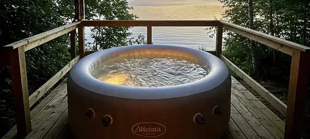 6 Person Hot Tub Bubbling