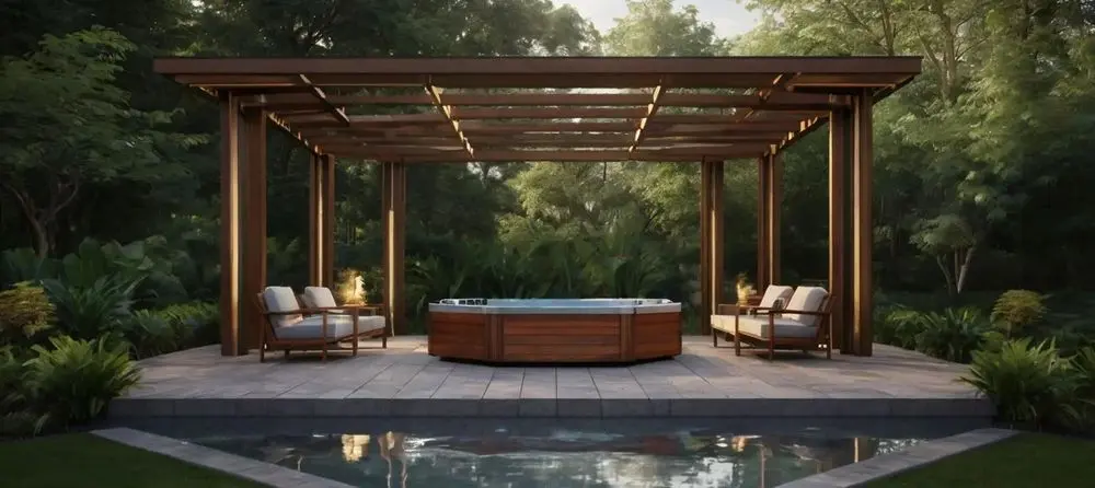 4 Man Hot Tub With Seating