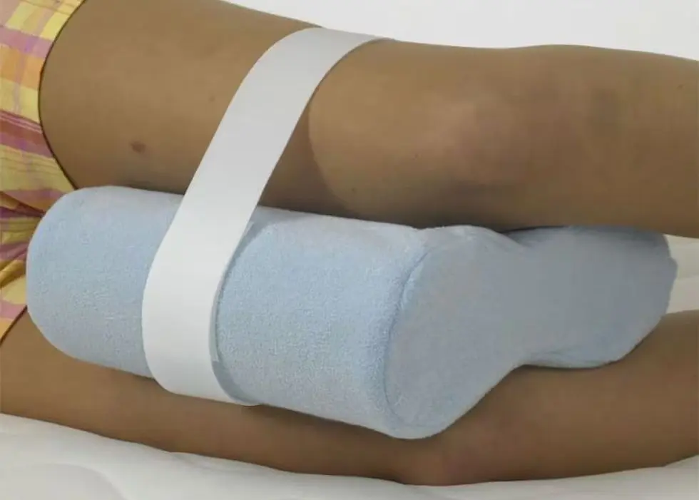 Knee Support Pillow With White Strap