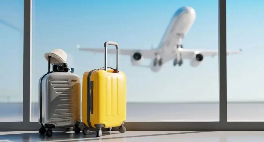 Cabin Luggage Trolleys With Plane