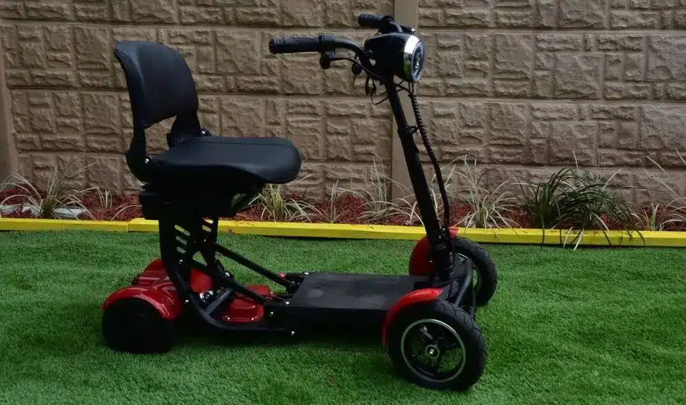 Portable Mobility Scooter In Red & Black