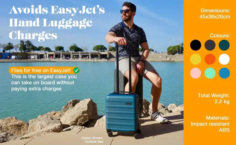 Cabin Max EasyJet Cabin Luggage In Blue