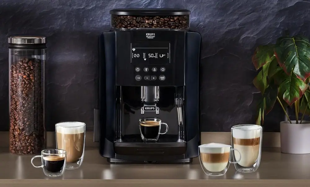 KRUPS Arabica Bean Cup Coffee Machine In Black