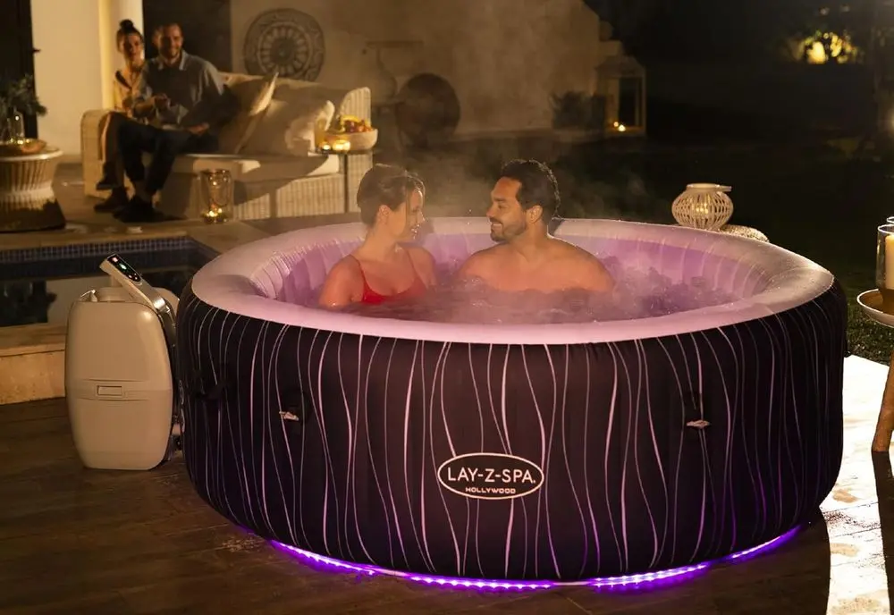 Lay-Z-Spa Luxe Hot Tub In Black