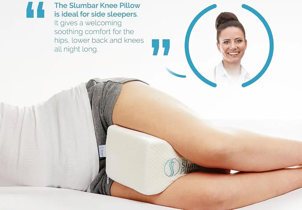 Slumbar Memory Foam Knee Pillow Soothing