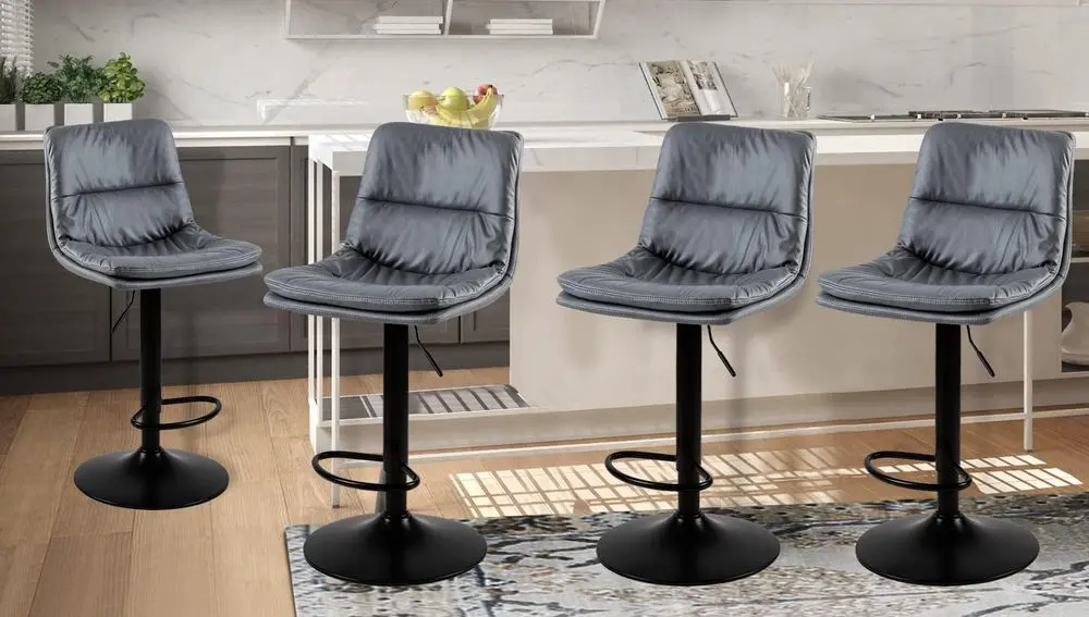 Bar Height Bar Stools On Soft Rug