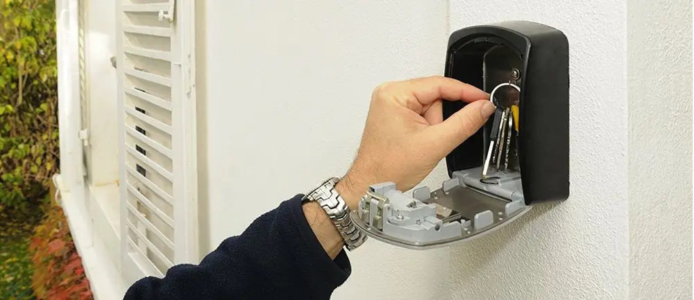 Small Key Box On House Side