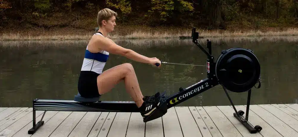 Outdoor Rowing Machine In All Black