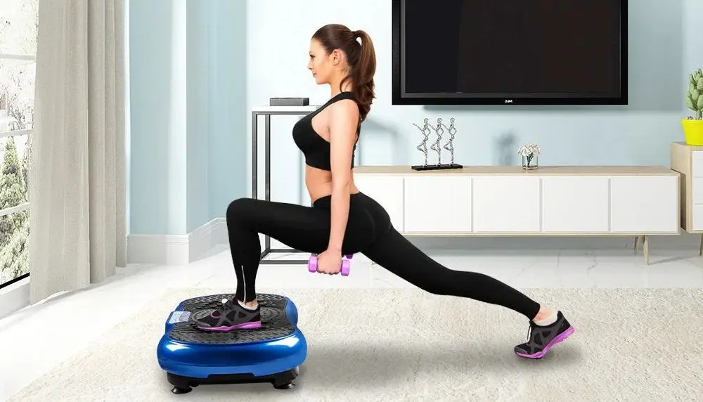 Vibration Plate Exercise Machine Kneeling