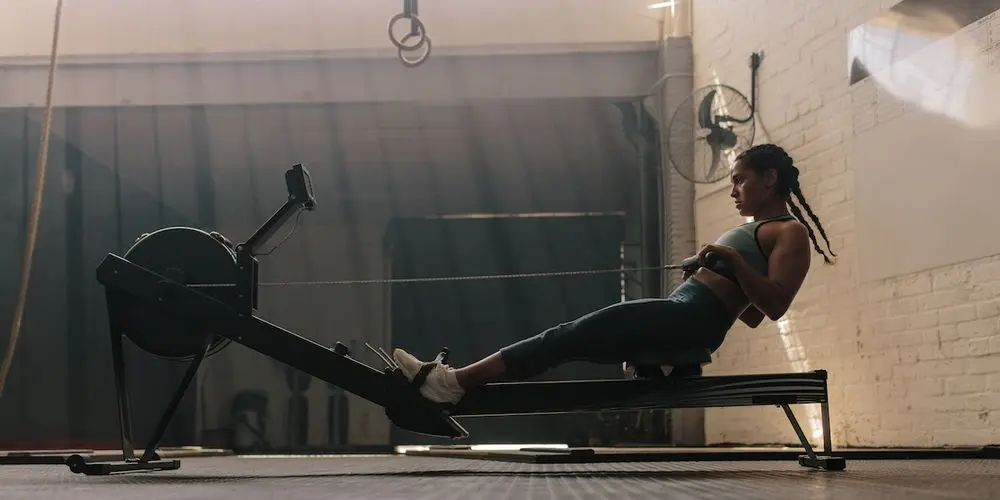 Exercise Rower In Black