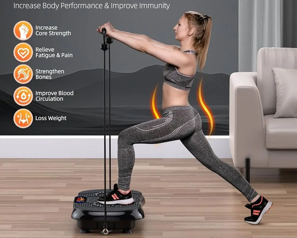 Full Body Vibration Machine With Cables