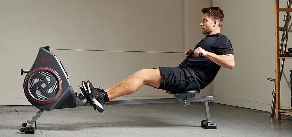 Indoor Rowing Machine With Strong Man