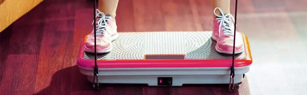 Vibrating Workout Machine In White