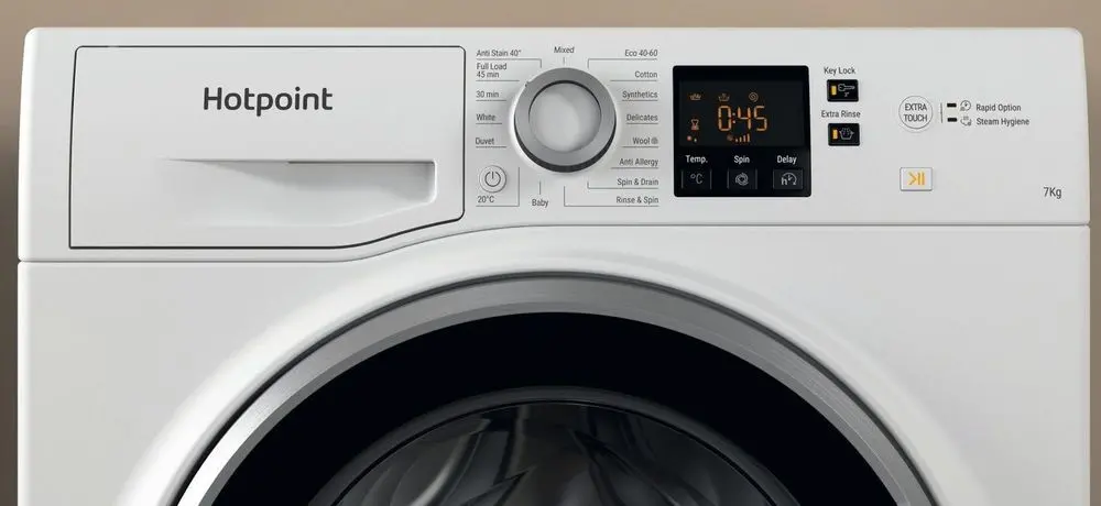 Hotpoint 1400 RPM Washing Machine Settings