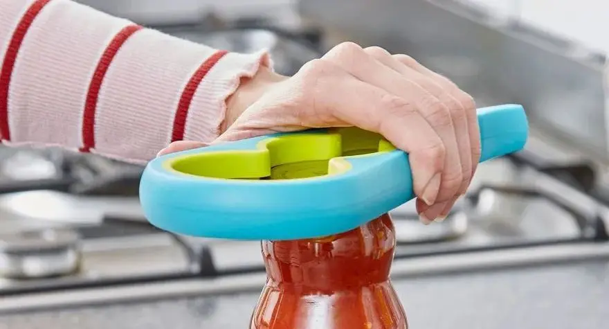 Jar Opener For Weak Hands At Work..
