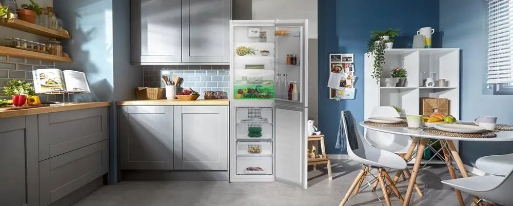 Extra-Tall Integrated Fridge Freezer Open Doors