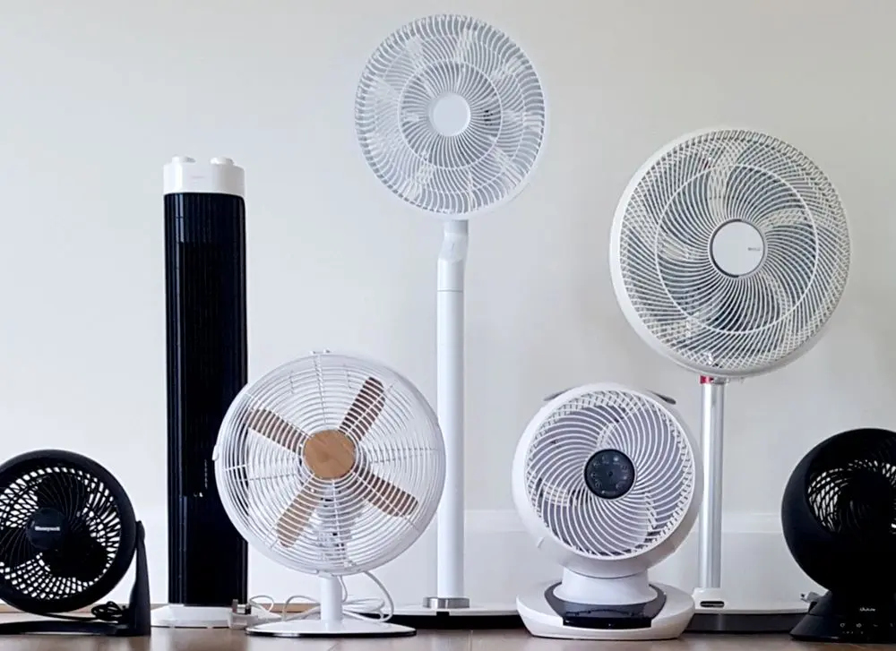 Portable Fans On Desktop