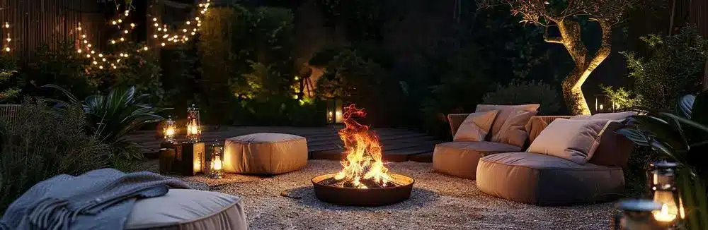 Transportable Fire Pit With Furniture