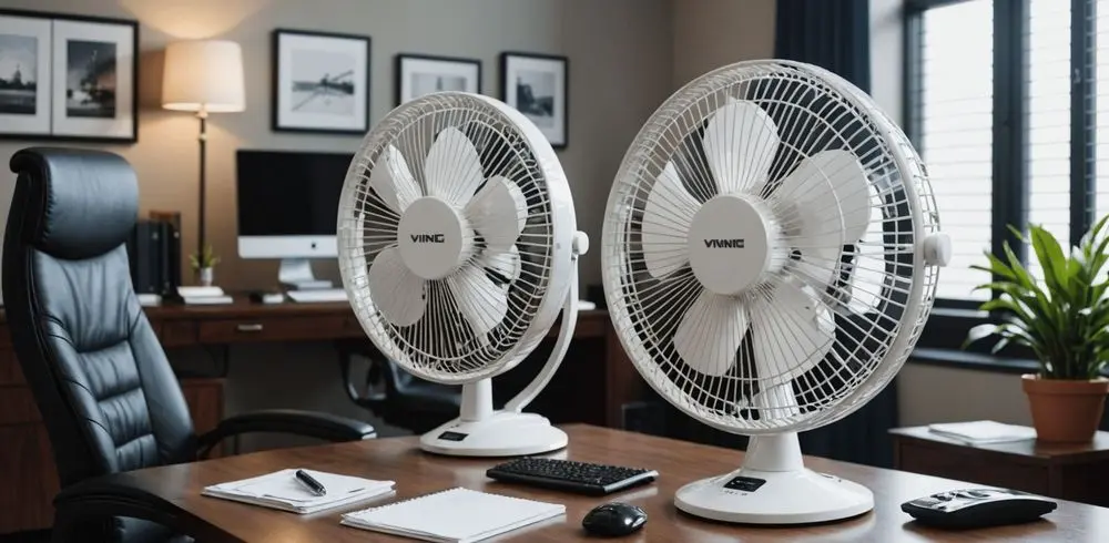Desk Cooler Fans On Manager Table