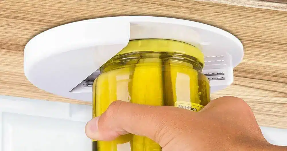 Under Counter Jar Opener On Big Lid