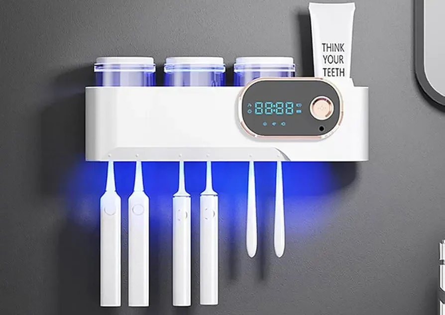 Motion Sensor Toothpaste Dispenser White