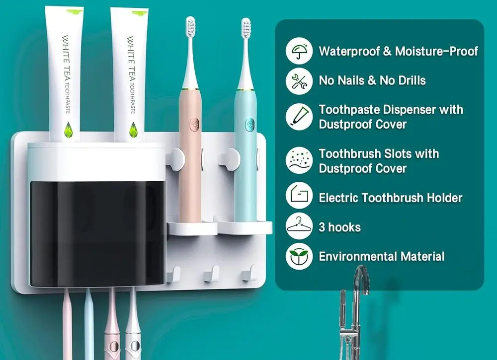 Densail Wall Mount Auto Toothpaste Dispenser