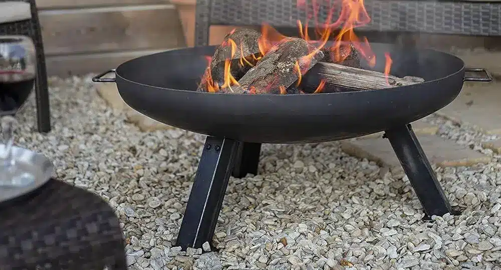 La Hacienda Thick Steel Firepit 3 Legs